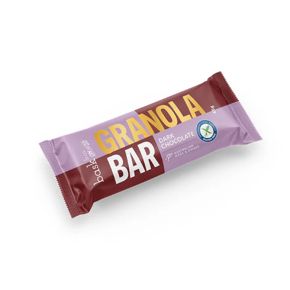 Bask and Co - Dark Chocolate Granola Bars GF 45g