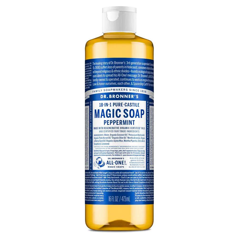 Dr Bronners - Pure Castille Soap Peppermint 473ml