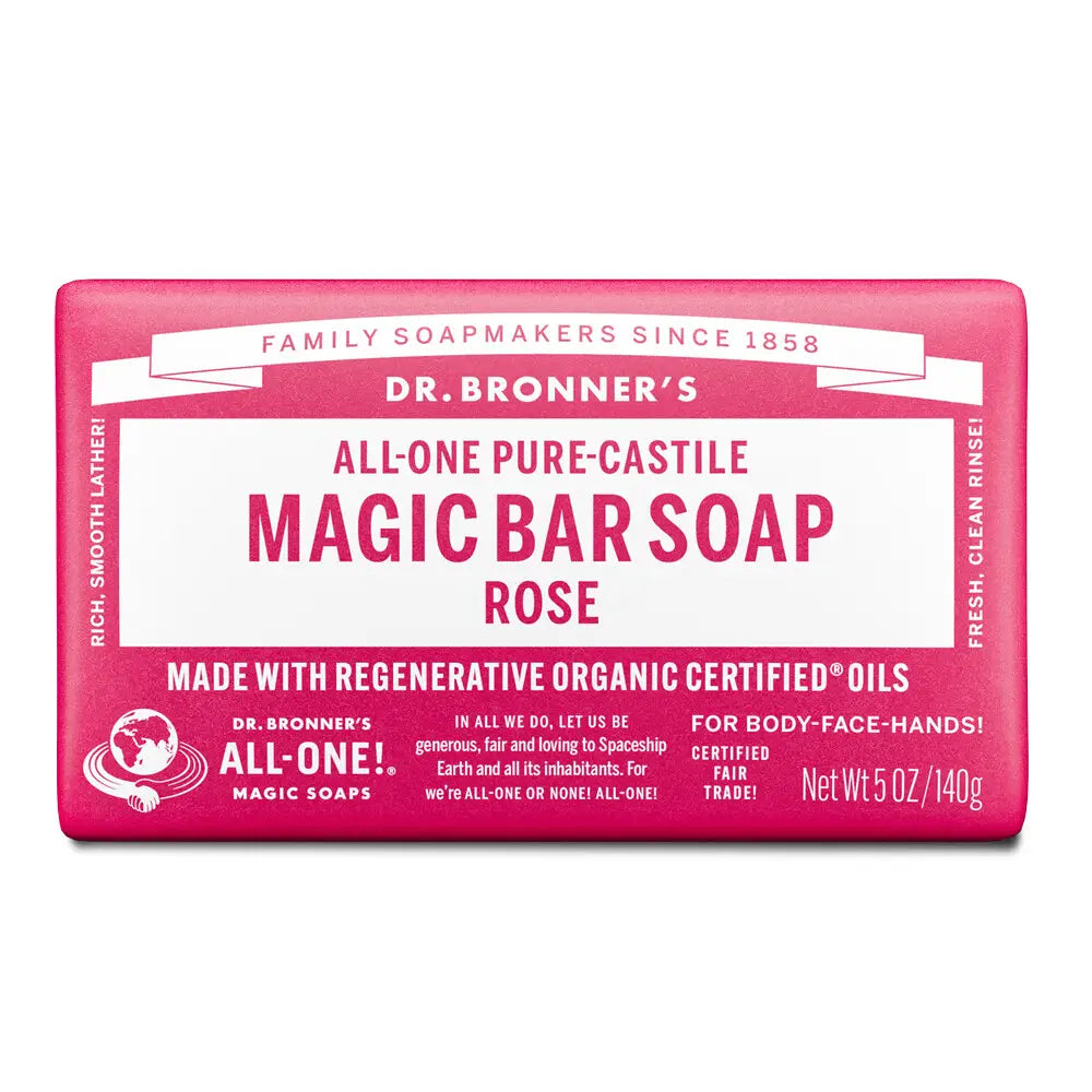 Dr Bronners - Soap Bar Rose 140g