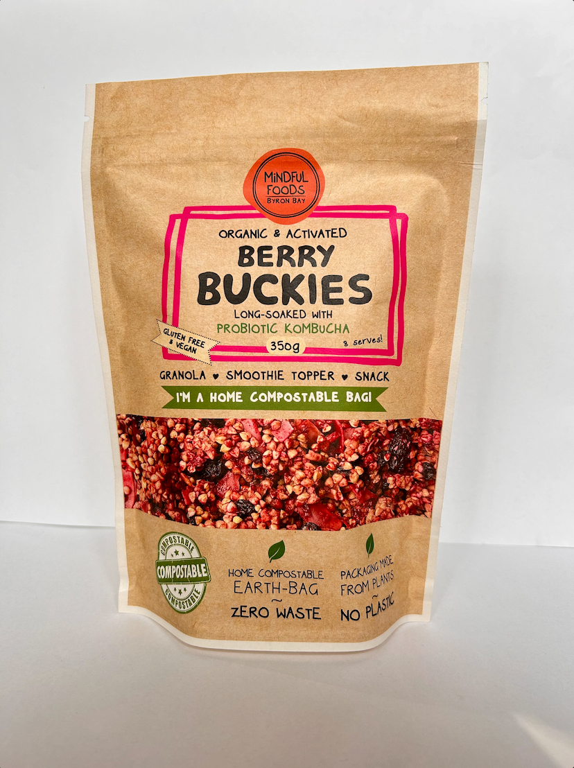 Mindful Foods - Berry Buckies Probiotic Kumbucha 350g