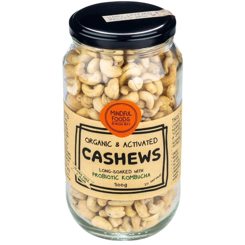 Mindful Foods - Cashews Organic & Activated 520g
