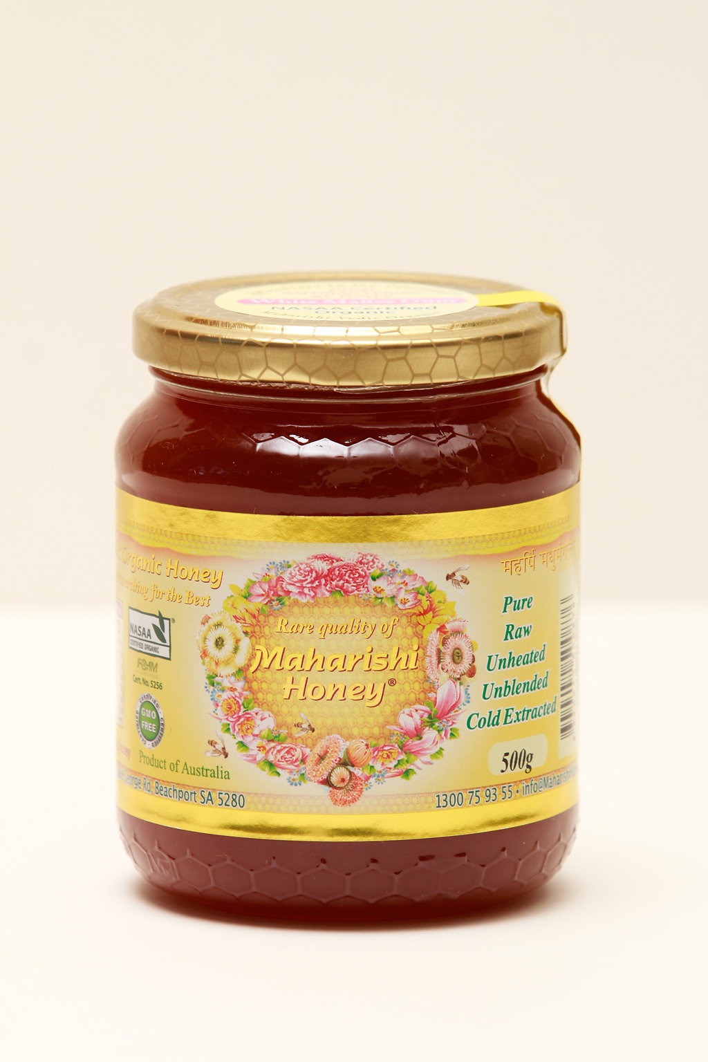 Maharishi Vedic Organic Honey - Summer Coastal Flora Honey 300g 300g