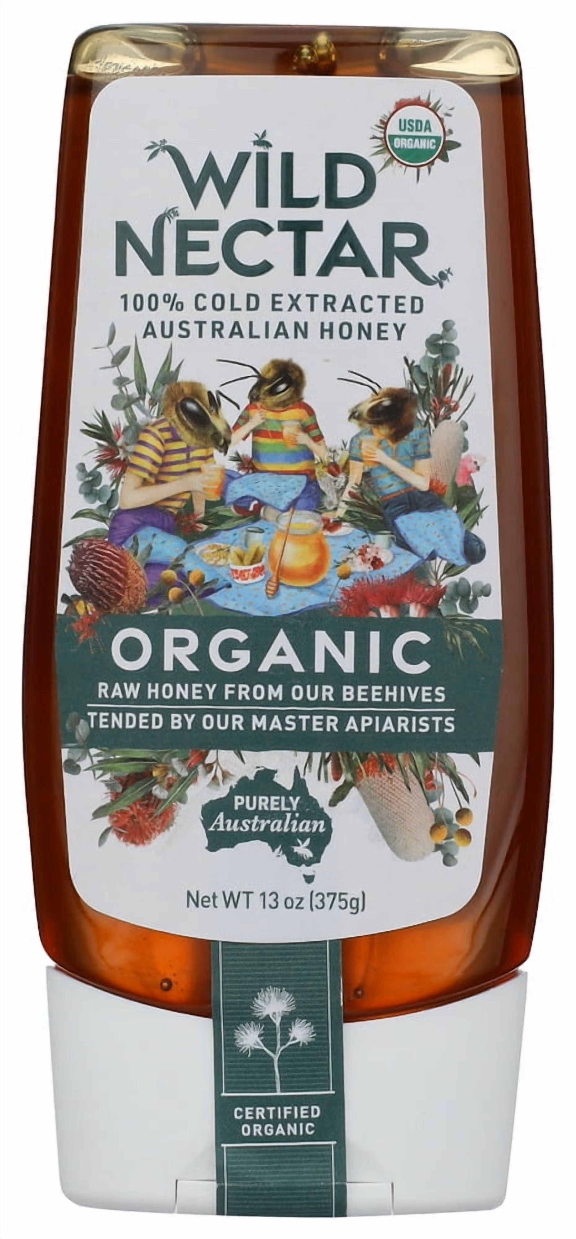 Wild Nectar - Raw Australian Honey Squeeze 375g