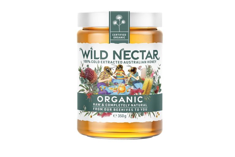 Wild Nectar - Organic Australian Honey Jar 350g