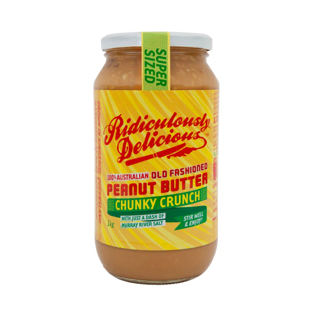 Ridiculously Delicious - Peanut butter Crunchy 1kg