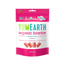 Yum Earth - Licorice Strawberry 142g