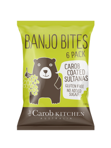 The Carob Kitchen - Carob Coated Sultanas 6pk 120g