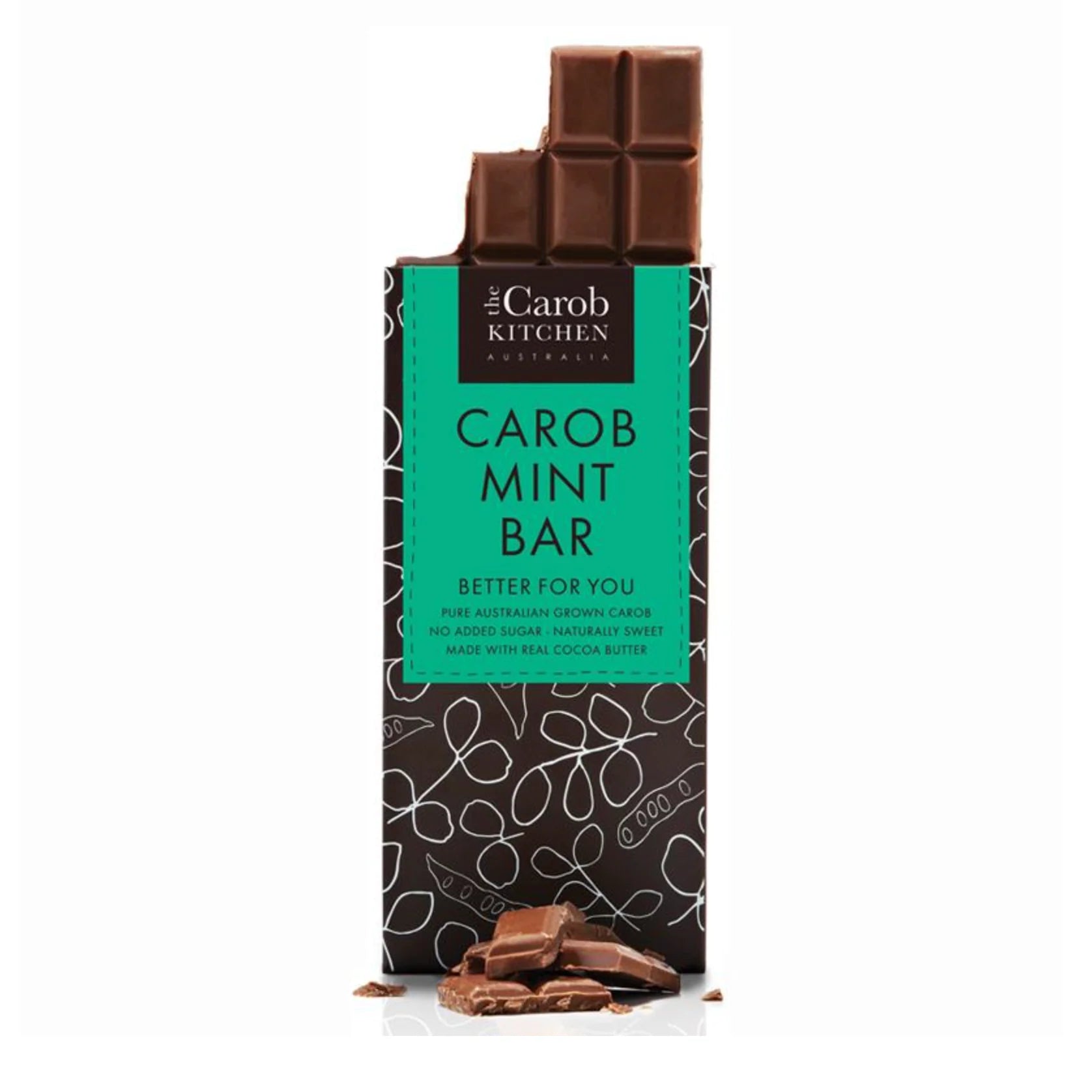 The Carob Kitchen - Carob Mint Bar 80g