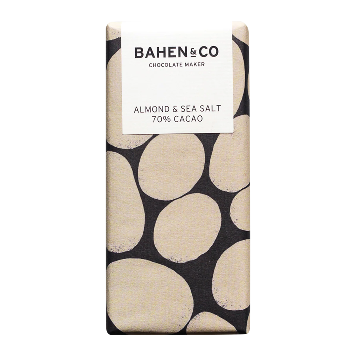 Bahen & Co - Chocolate Maker Almond & Sea Salt 70% Cacao 75g