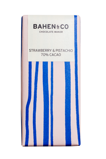 Bahen & Co - Chocolate Maker Strawberry & Pistachio 70% Cacao
