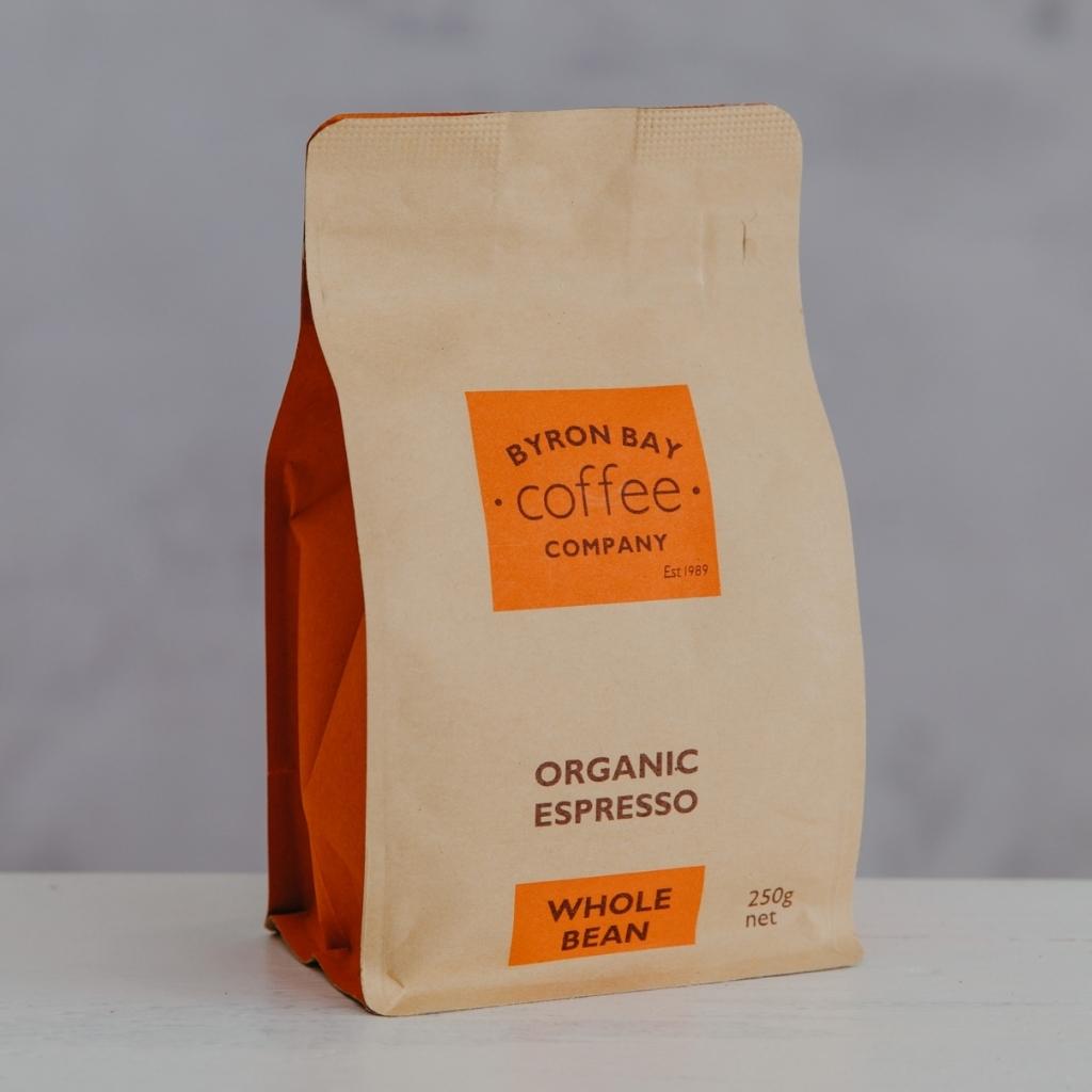 Byron Bay Coffee Company - Organic Espresso Whole Bean 250g