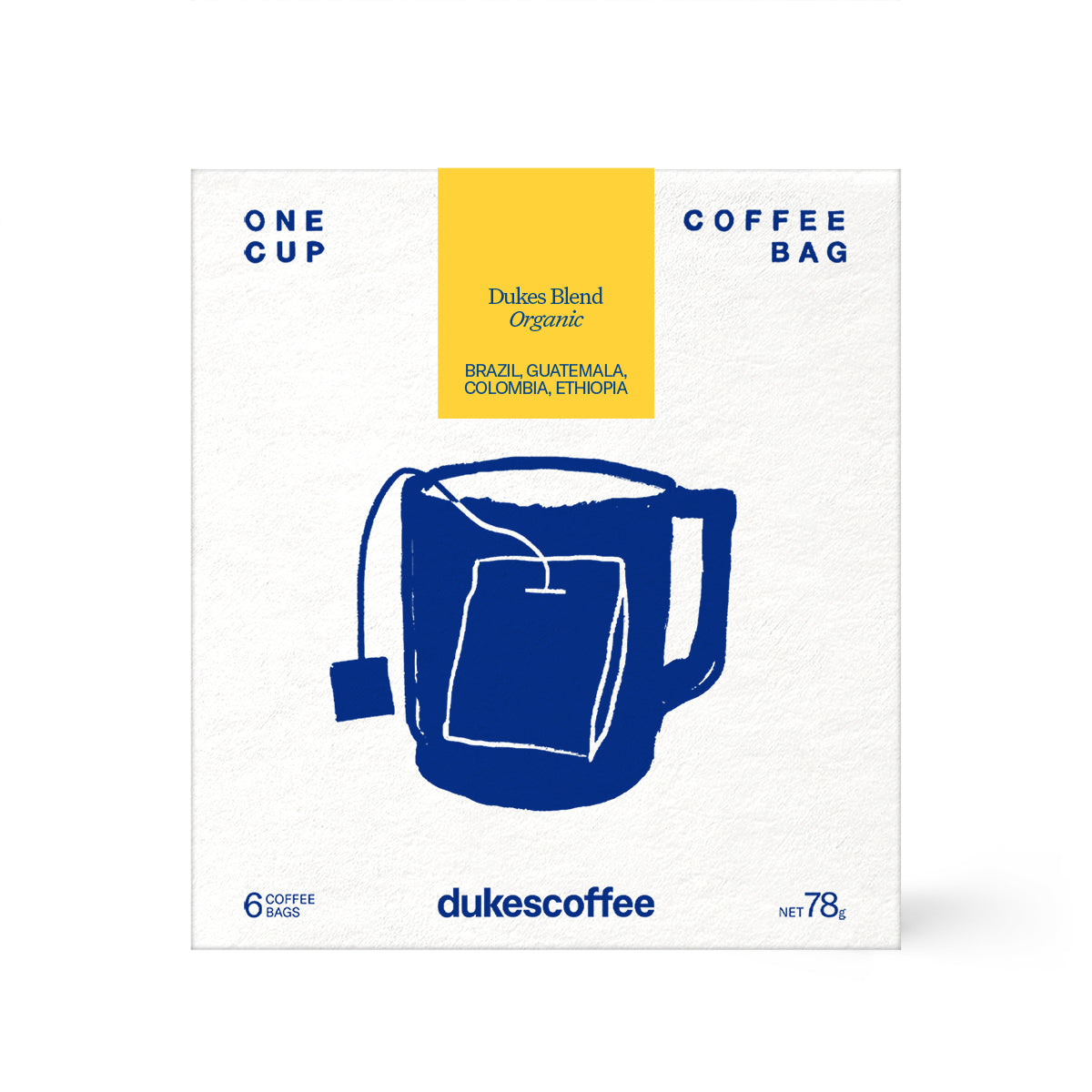 Dukes Coffee - Coffee Bags x6 78g