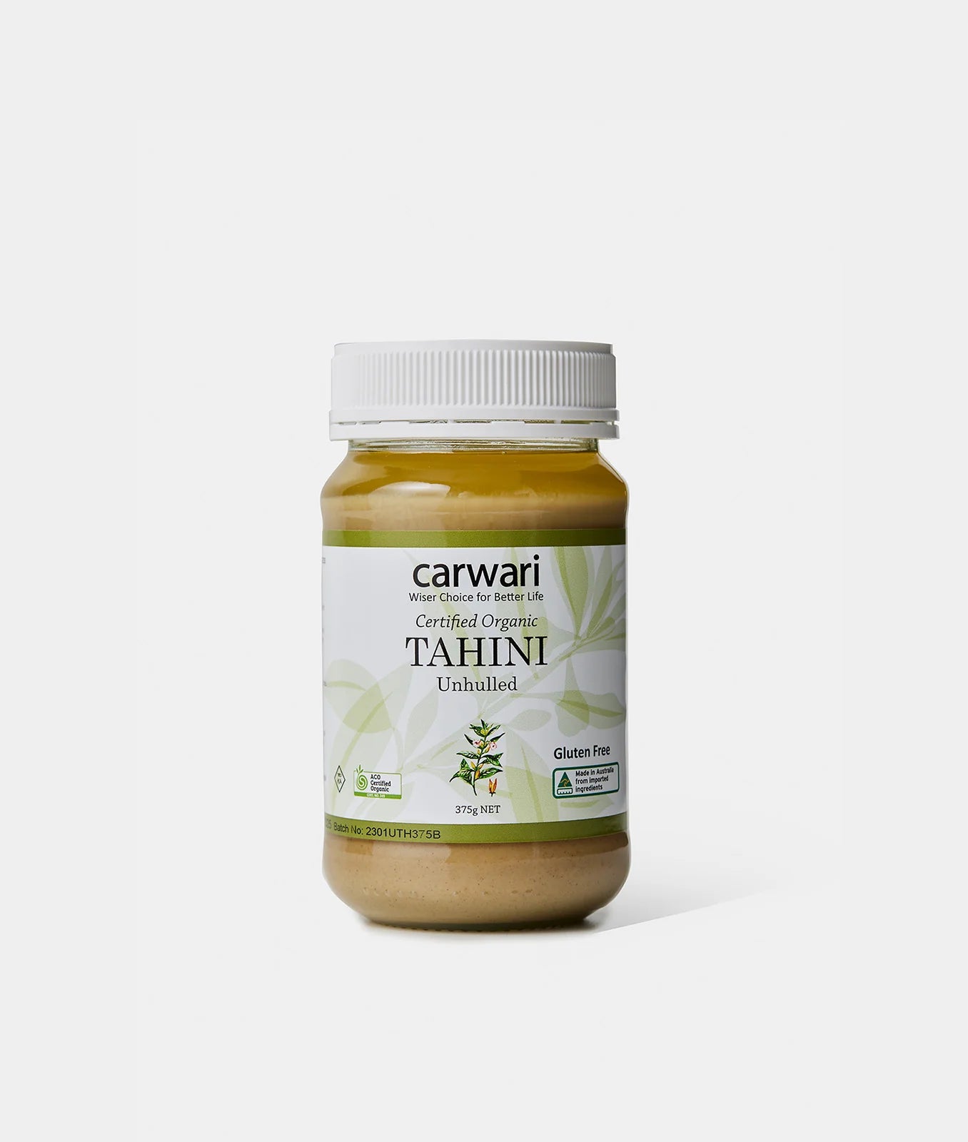 Carwari - Organic Tahini Unhulled 375g