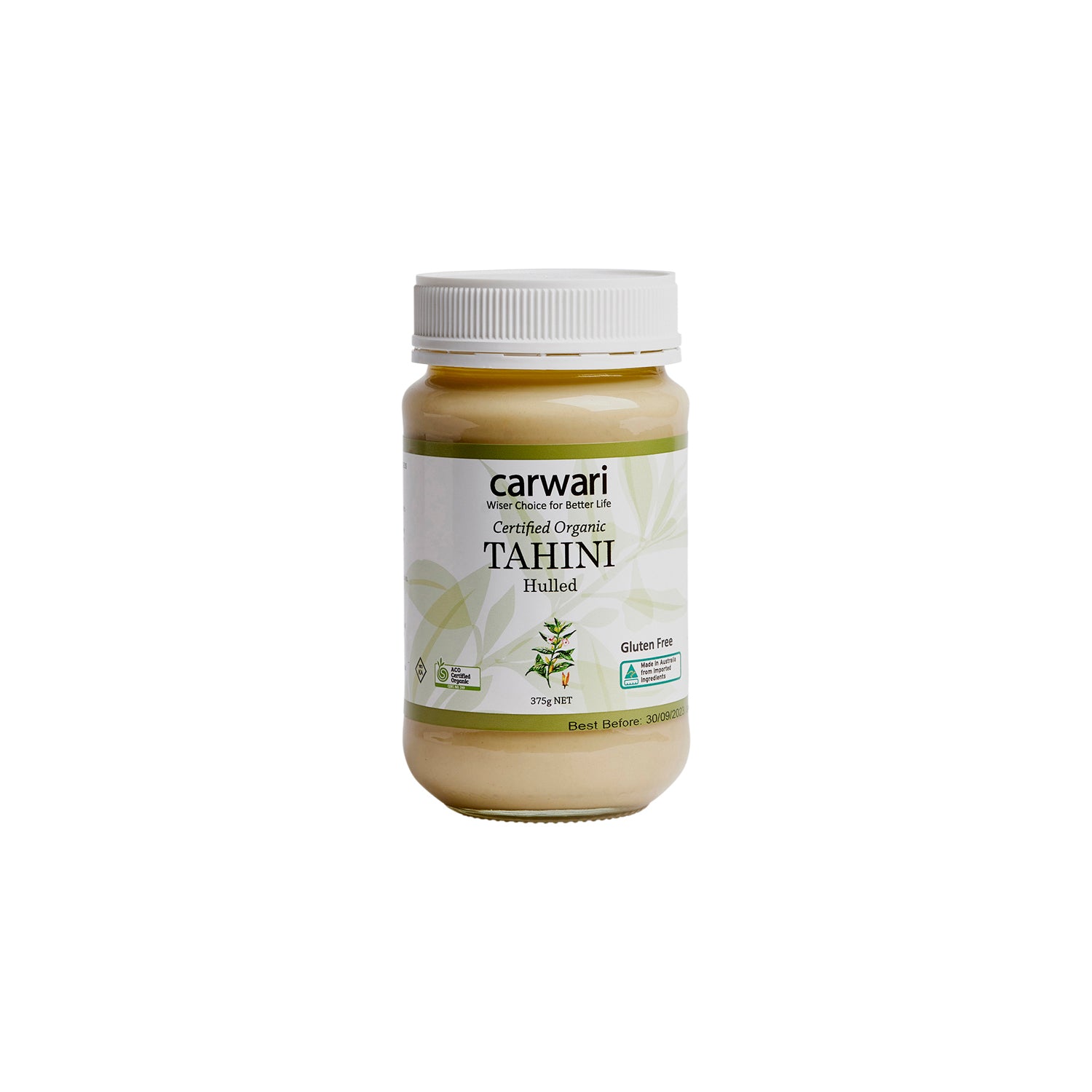 Carwari - Organic Tahini Hulled 375g