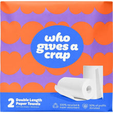 Who Gives A Crap - Twin Pack Paper Towel 2x120sheets