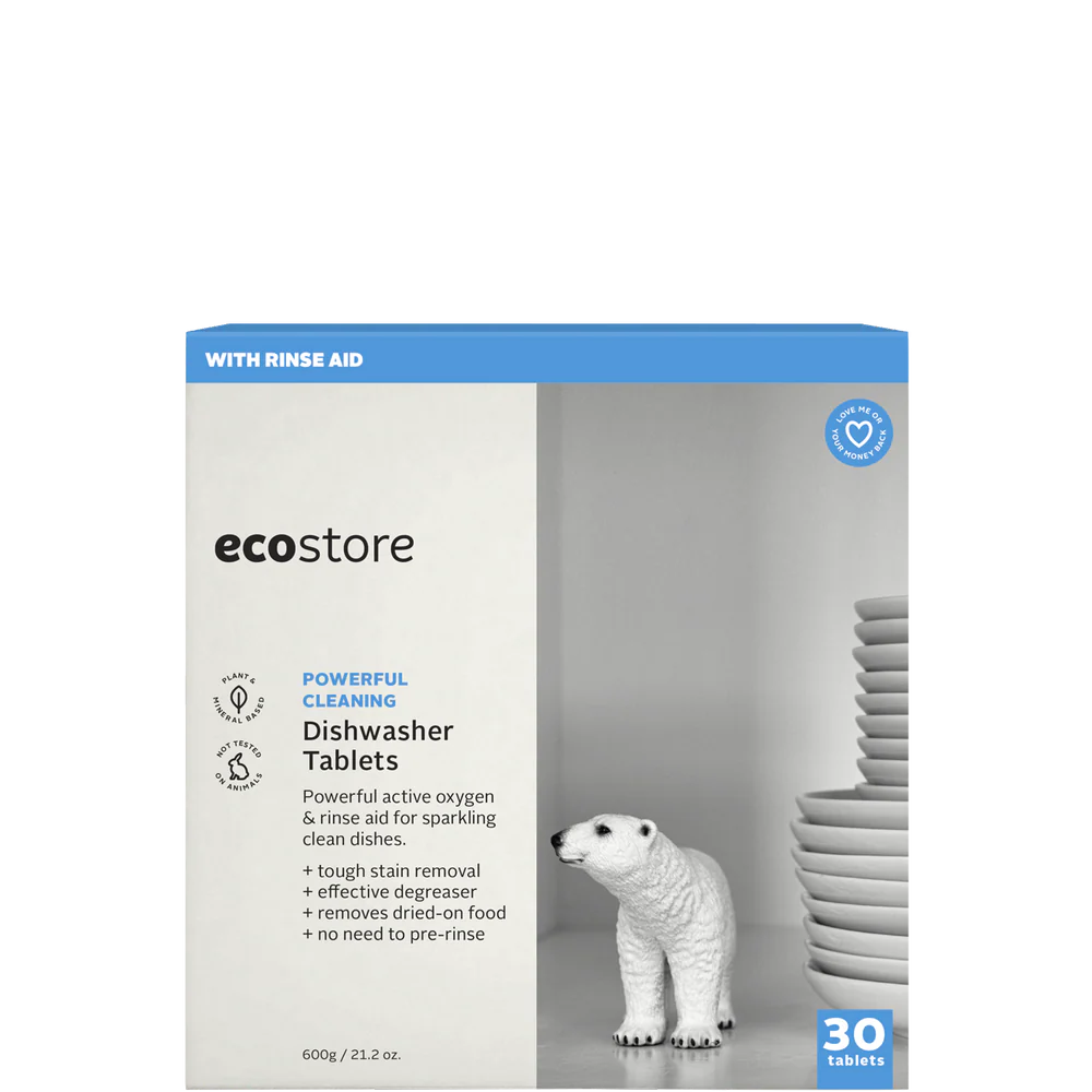 Ecostore - Dishwasher Tablets With Rinse Aid 30t 600g