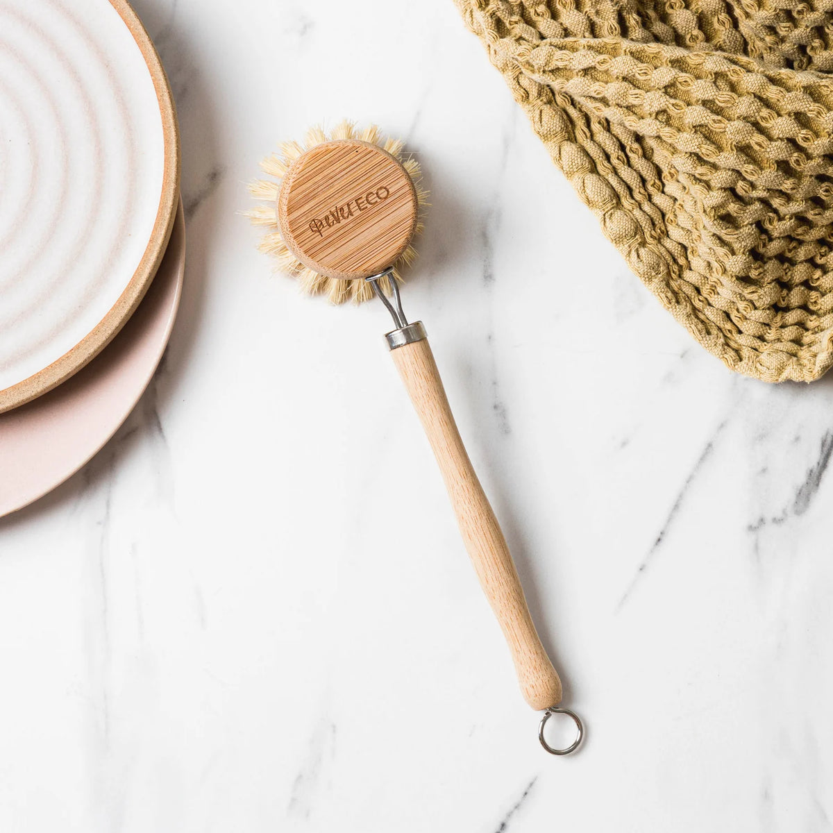 Ever Eco - Dish Brush Bamboo Handle Sisal Bristles