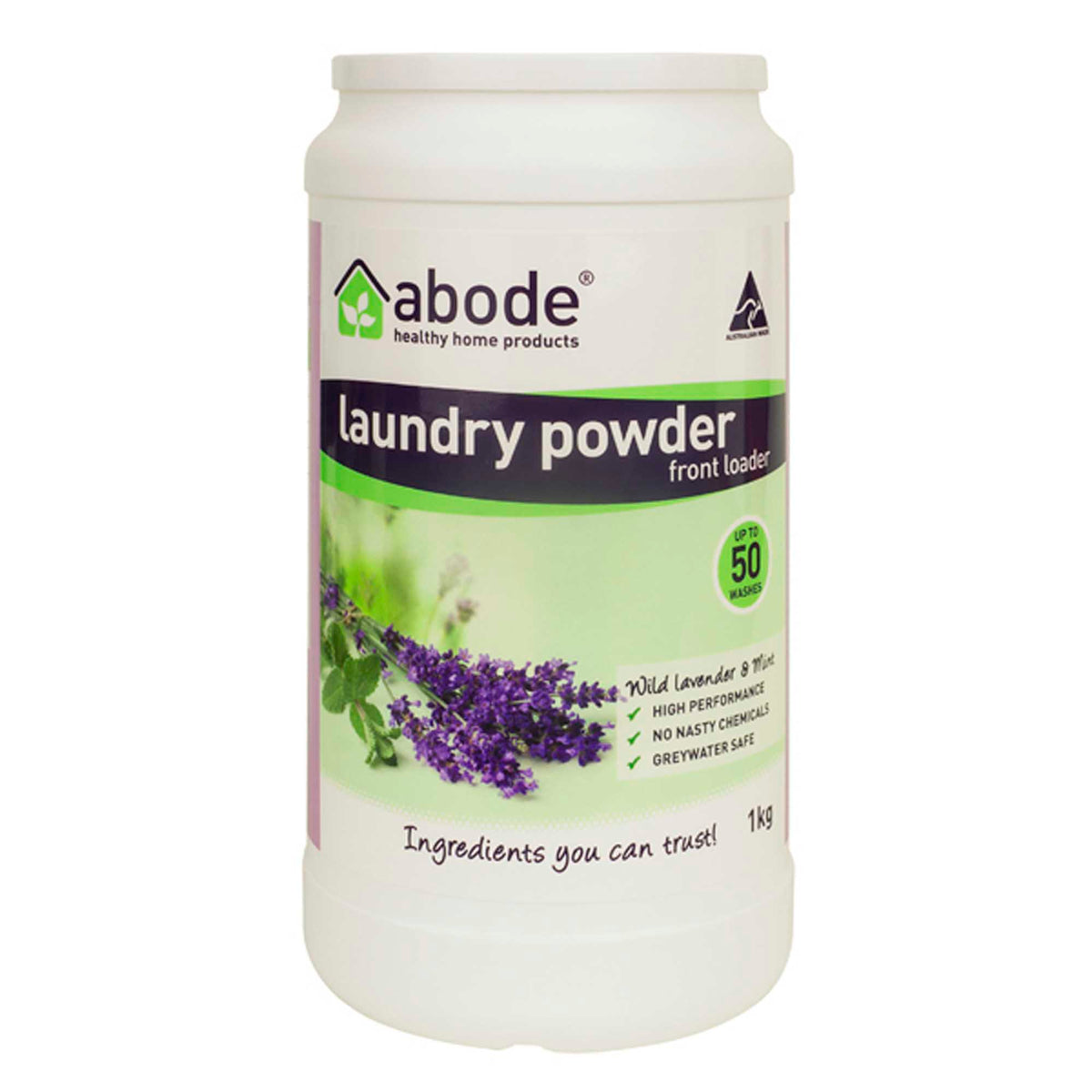 Abode - Laundry Powder Lavender And Mint 1kg