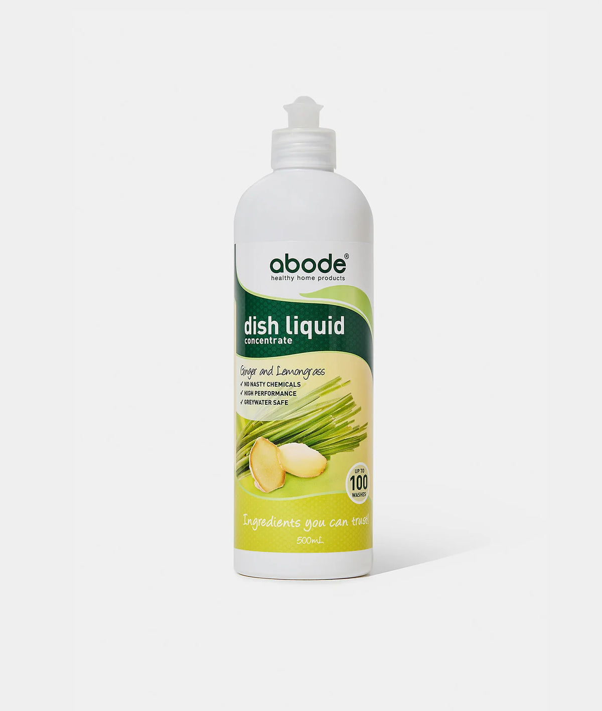 Abode - Dishwashing Liquid Ginger & Lemongrass 500ml