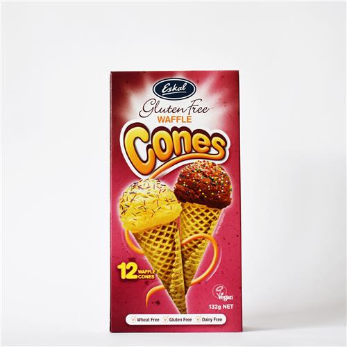 Eskal - Gluten Free Waffle Cones 12pk