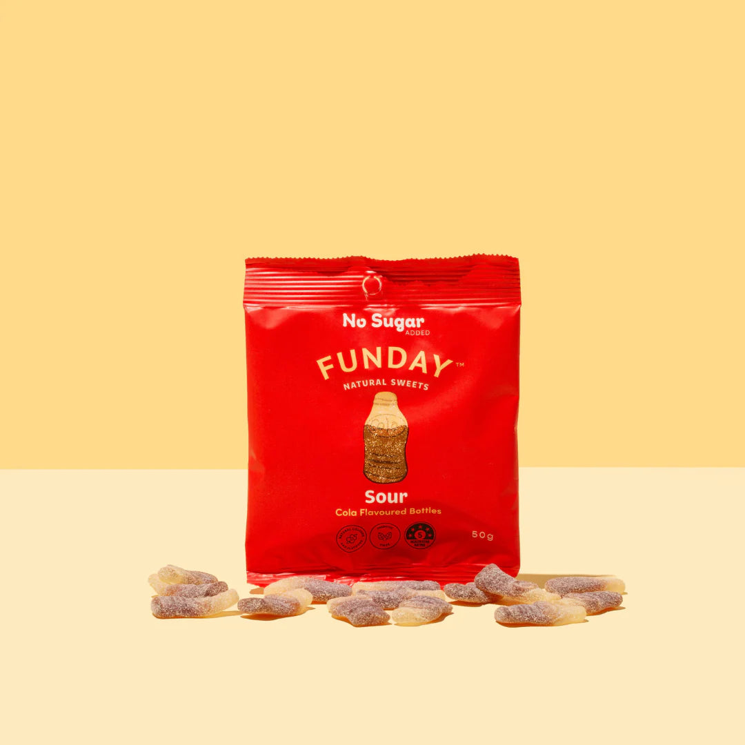 Funday - Sour Cola Flavoured Bottles 50g