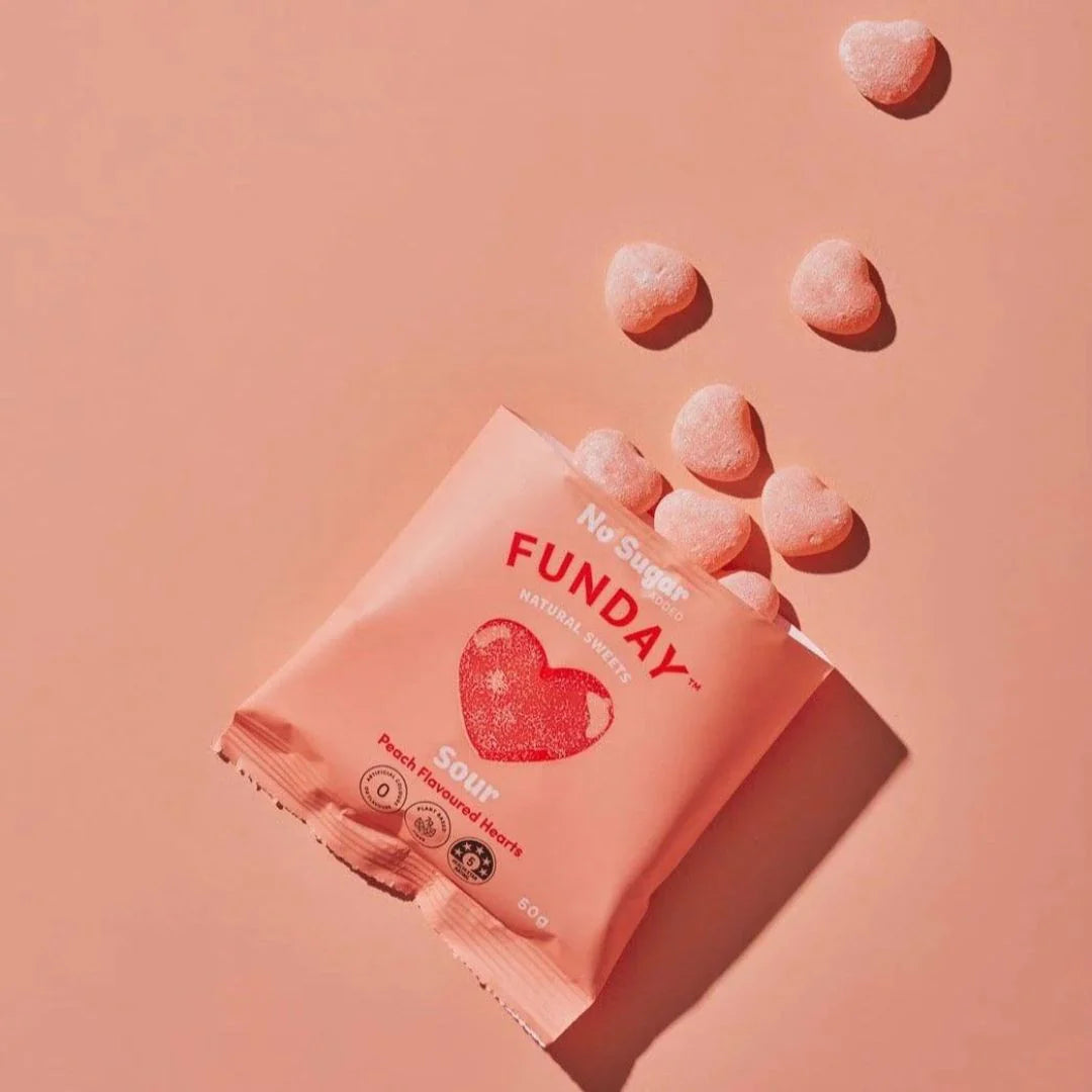 Funday - Sour Hearts 50g