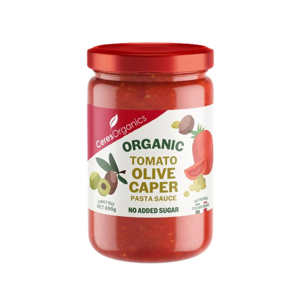 Ceres - Pasta Sauce Tomato Olive Caper 190g