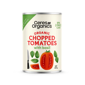 Ceres - Tomatoes Chopped With Basil 400g