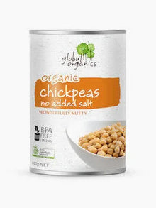 Global Organics - Chickpeas No Added Salt 400g
