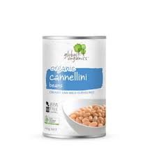 Global Organics - Beans Cannellini (canned) 400g