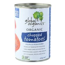 Global Organic - Tomato Chopped 400g