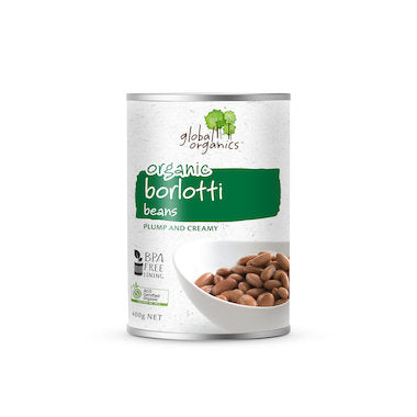 Global Organic - Beans Borlotti 400g