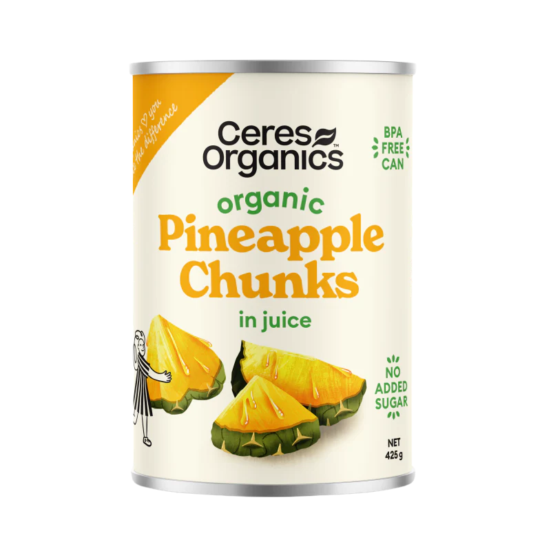 Ceres Organic - Pineapple Chunks In Juice 425g