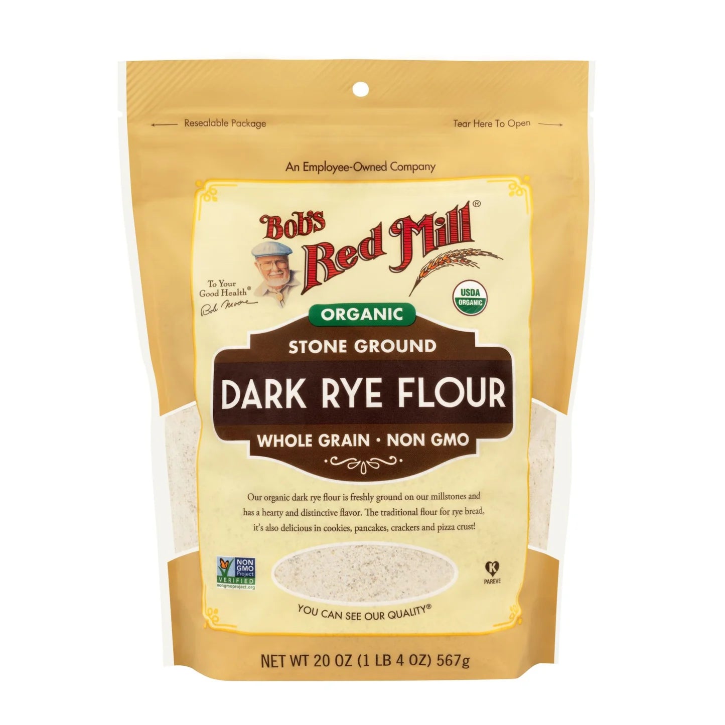 Bobs - Dark Rye Flour 567g