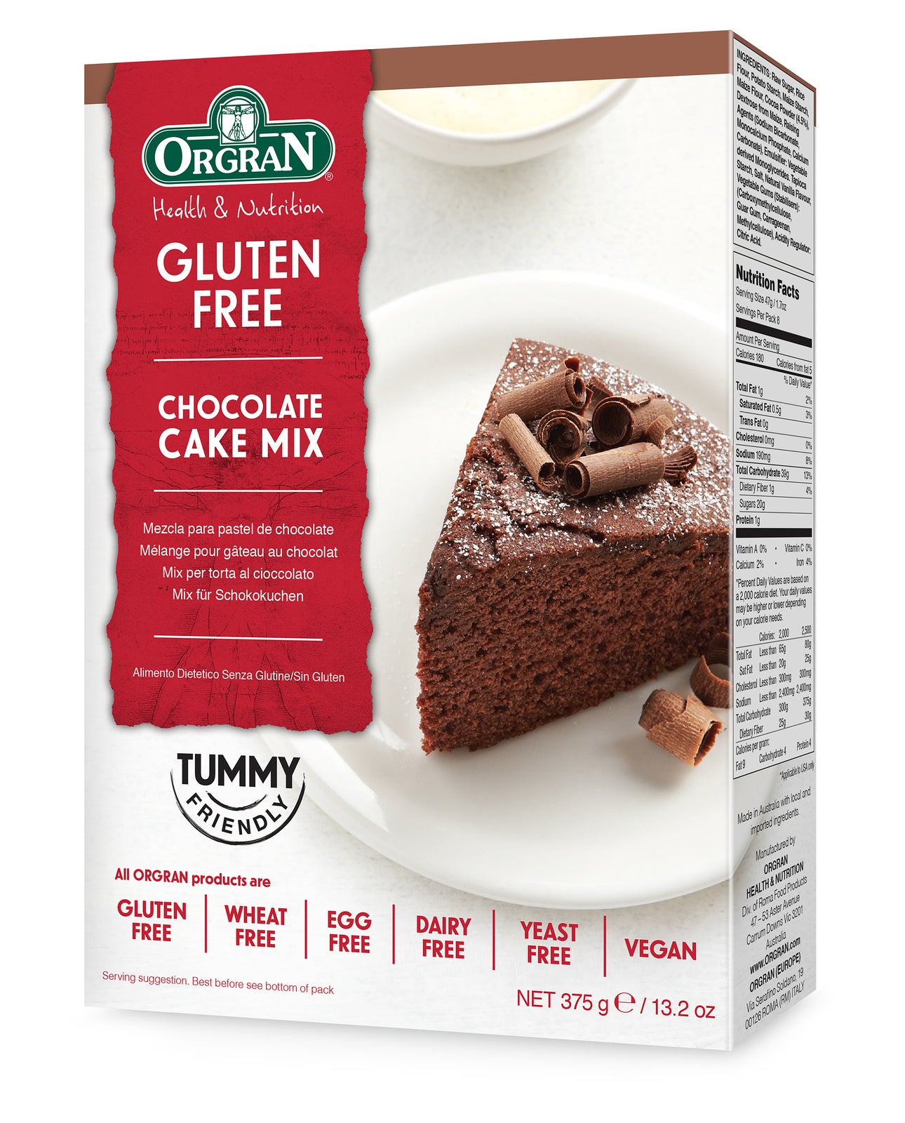 Orgran - Cake Mix Chocolate 375g