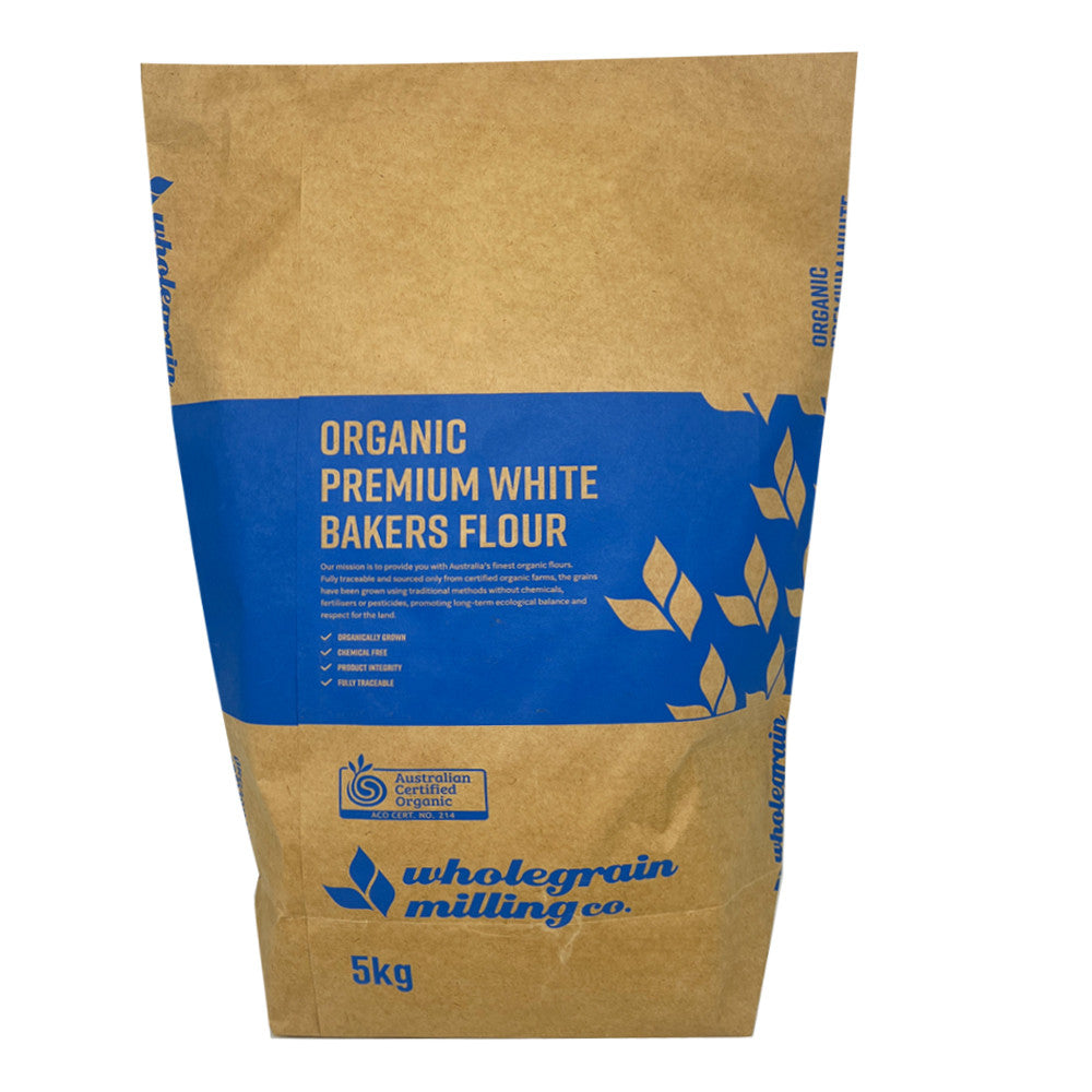 Wholegrain Milling co - Premium White Bakers Flour 5kg