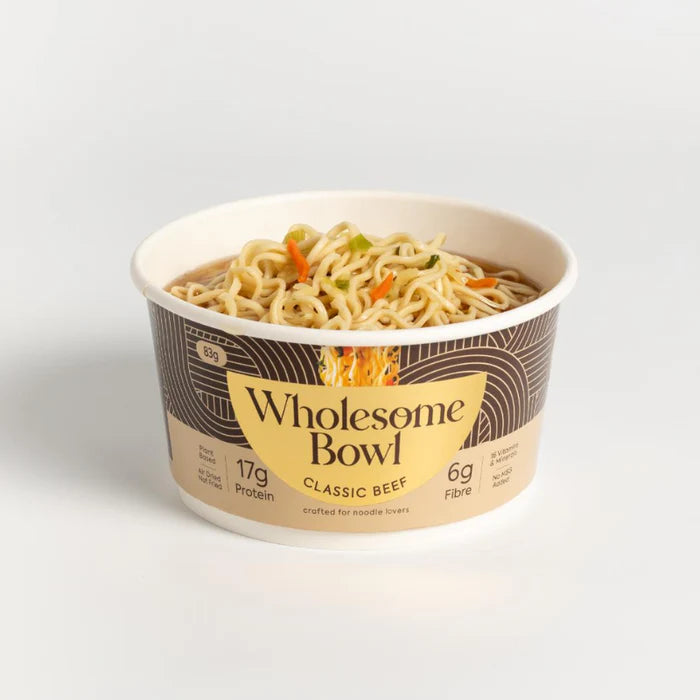 Wholesome bowl - Noodle Bowl - Classic Beef 83g 83g