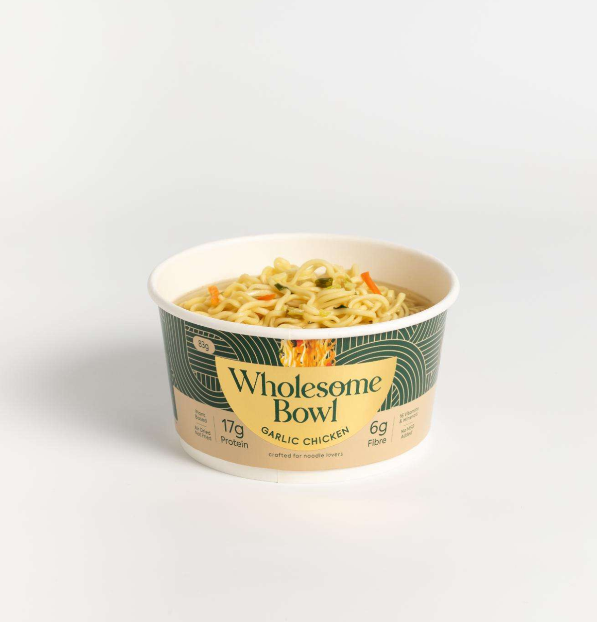 Wholesome bowl - Noodle Bowl - Garlic Chicken 83g 83g