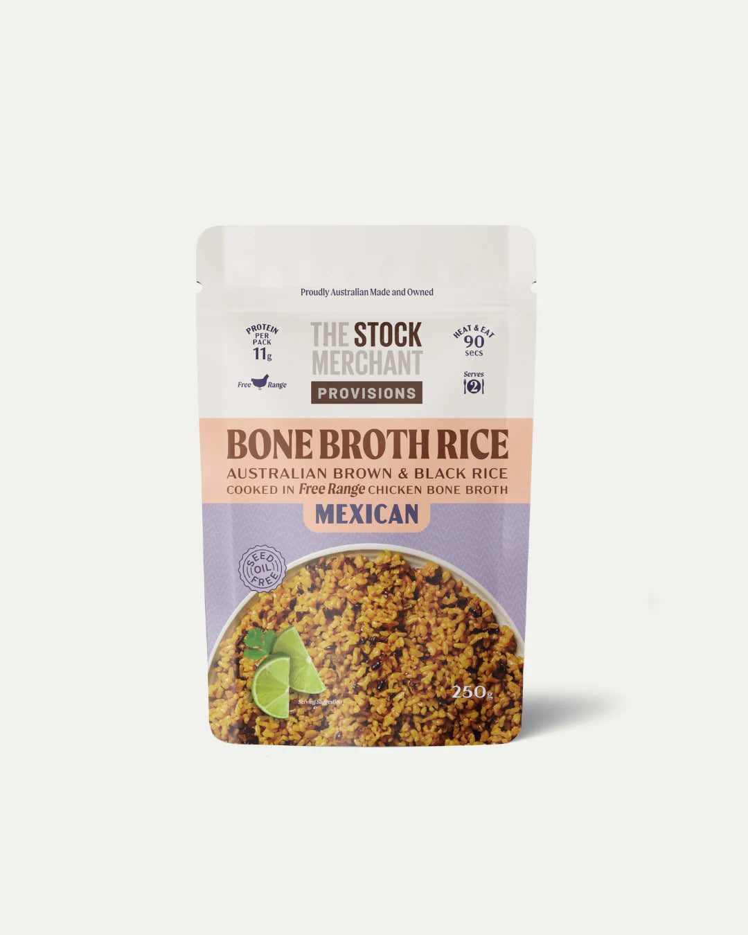 The Stock Merchant - Bone Broth Rice Mexican 250g