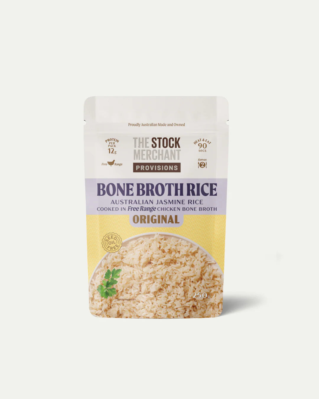 The Stock Merchant - Bone Broth Rice Original 250g