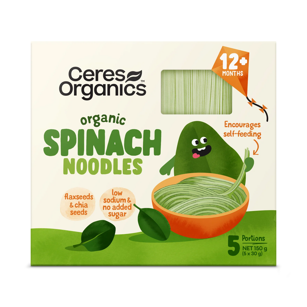 Ceres - Organic Vegetable Noodles Spinach 150g