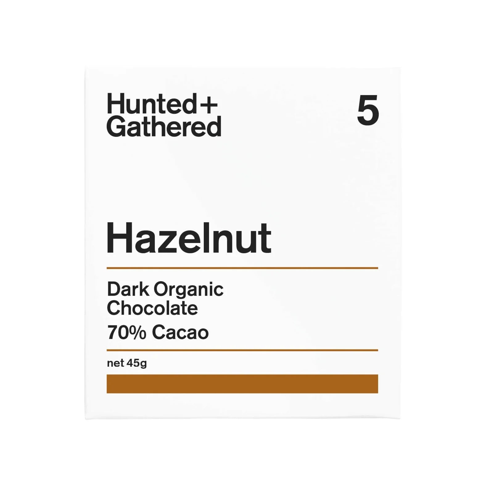 Hunted+Gathered - Hazelnut Chocolate 70% 45g