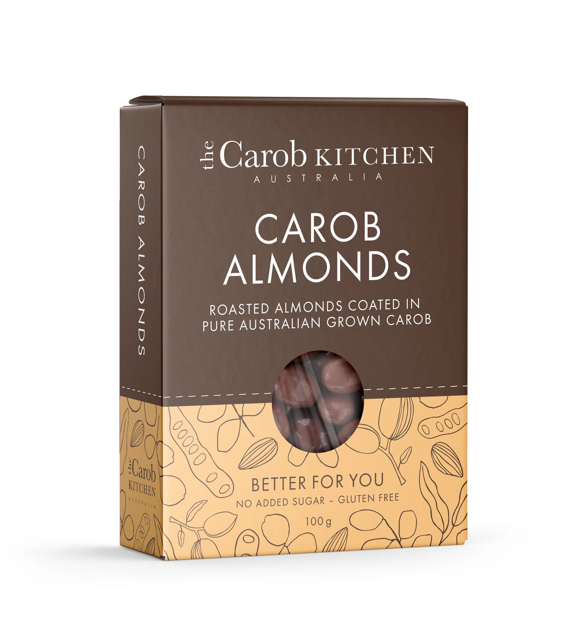 The Carob Kitchen - Almonds Carob Almonds 100g