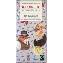 Bennetto Natural Foods - Co 82% Super Dark Chocolate 80g