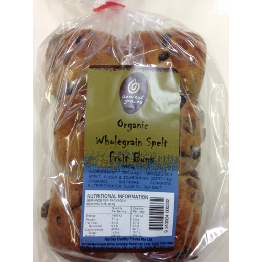 Ancient Grains - Spelt Fruit Bun (6p)