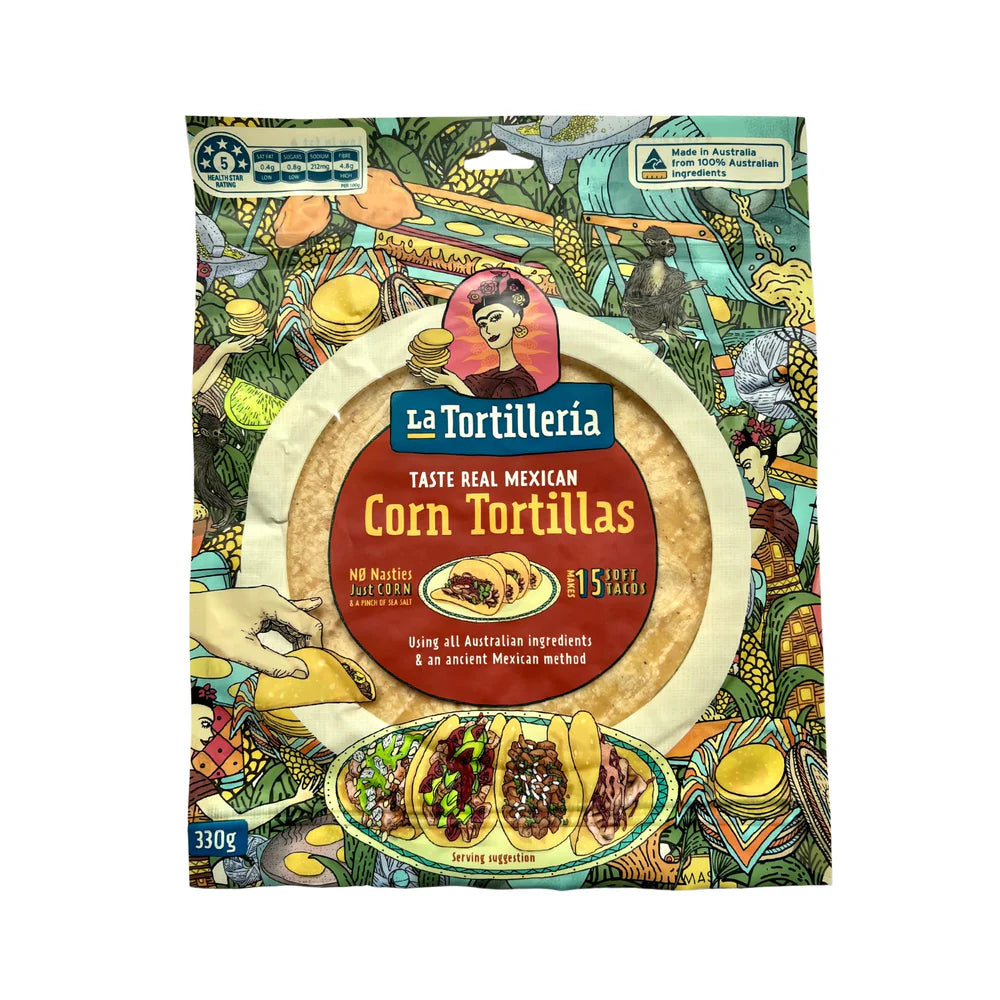 La Tortilleria - Corn Tortillas 15pk 330g