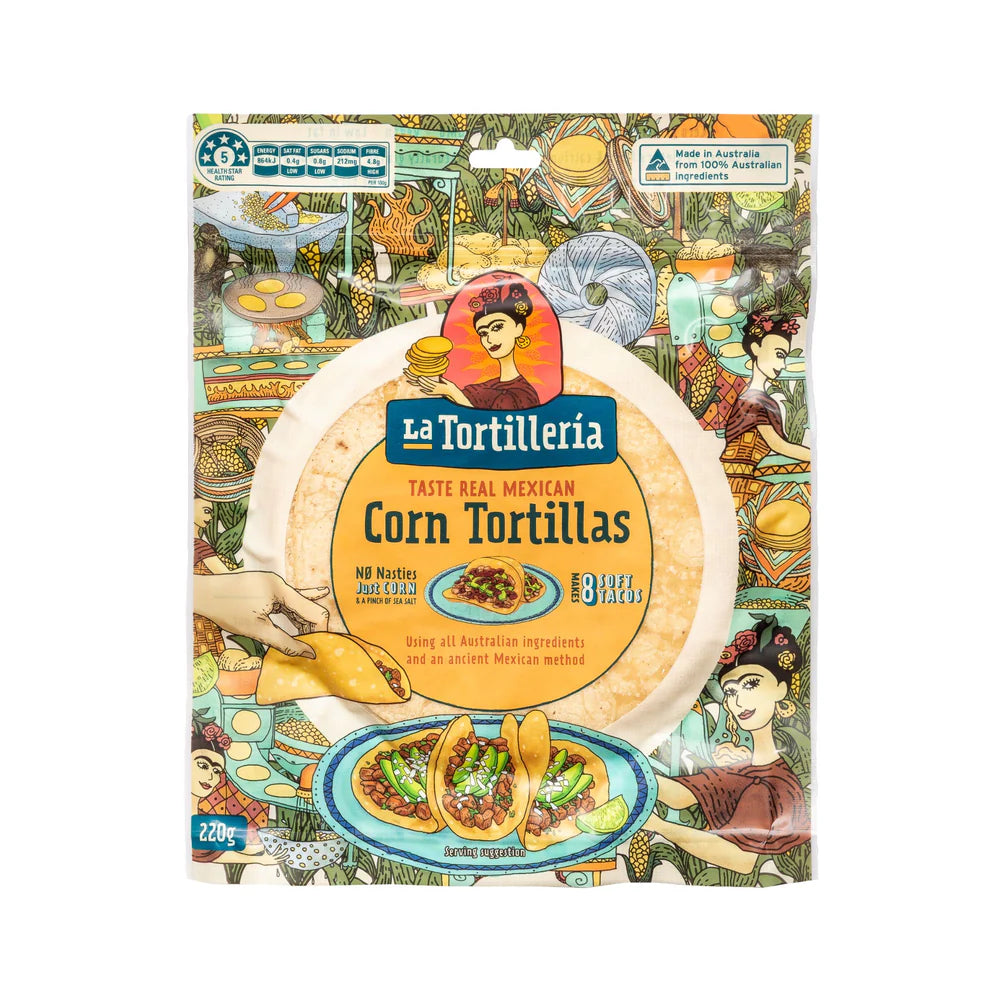 La Tortilleria - Mexican Corn Tortillas 8pk