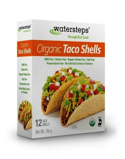 Watersteps - Yellow Corn Taco Shell Organic 210g