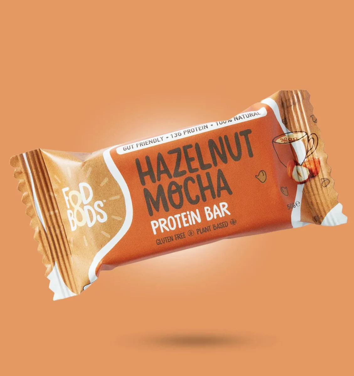 Fodbods Protein Bars - Hazelnut Mocha 50g