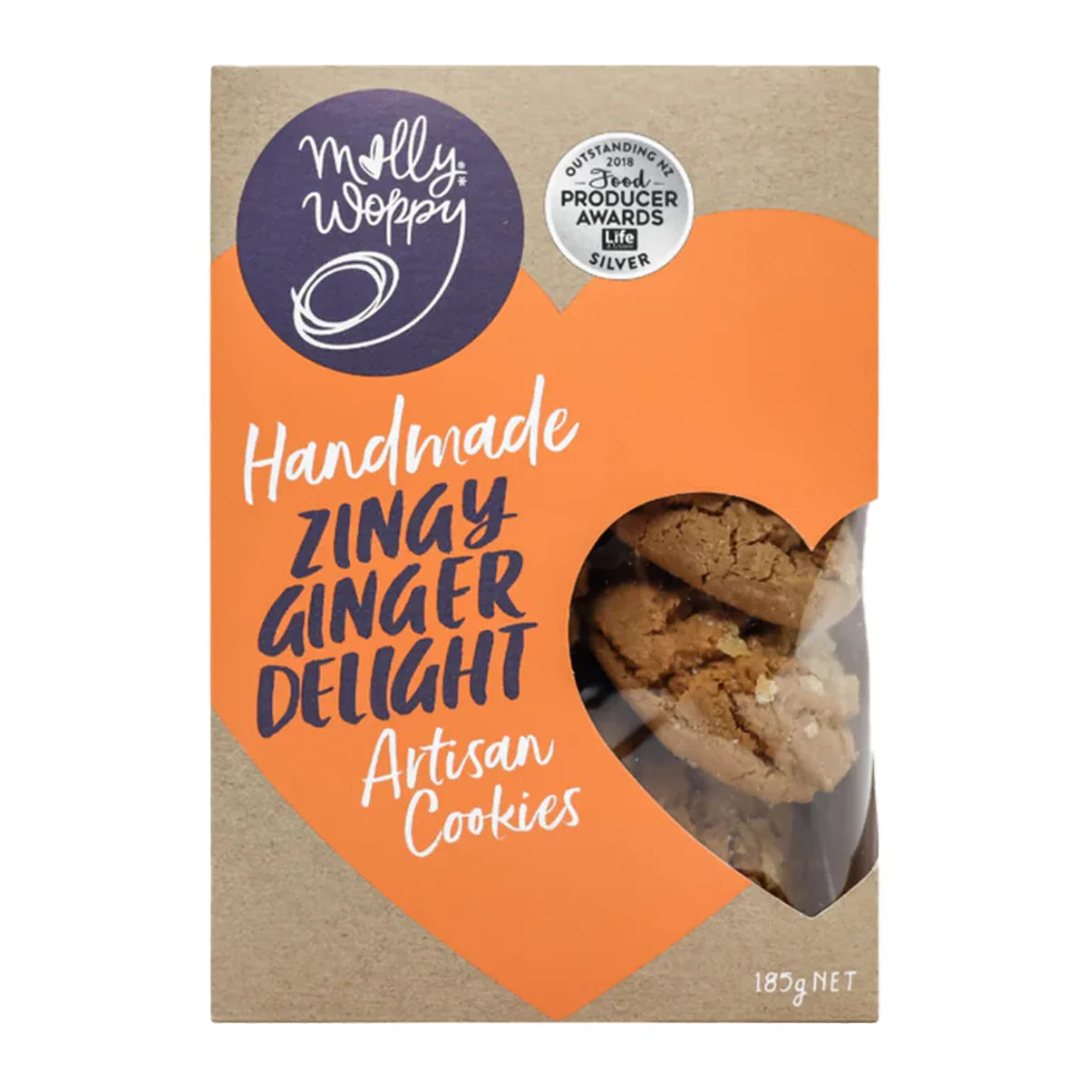 Molly Woppy - Zingy Ginger cookies 185g